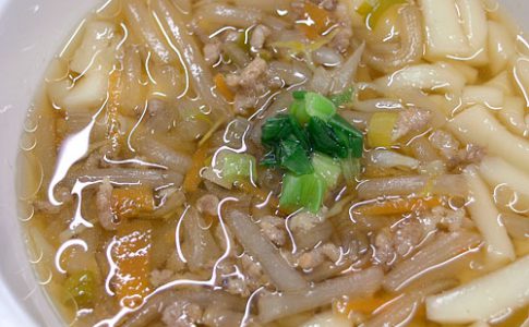 もやしあんかけうどん